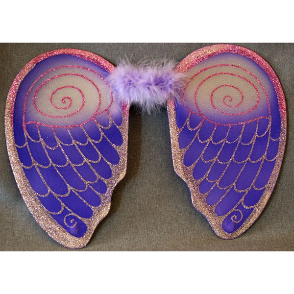 Fancy Dress Angel Wings Costume Lavender lilac, light purple Angle wings