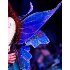 Adult size Fairy Wings Custom made fairy wing manufacture factory handmade Electric blue purple glitter  wings