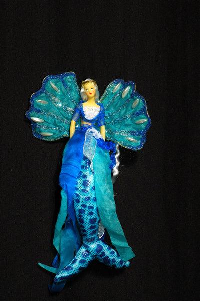 Mermaid doll clam shell wings small Wholesale