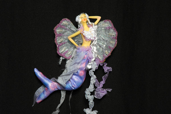 Mermaid doll clam shell wings small Wholesale
