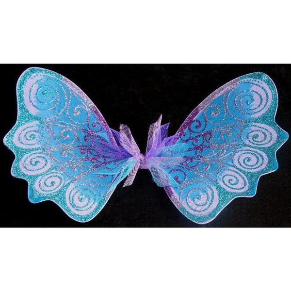 Handmade Blue Purple Fairy wings custom colours hand painted wings