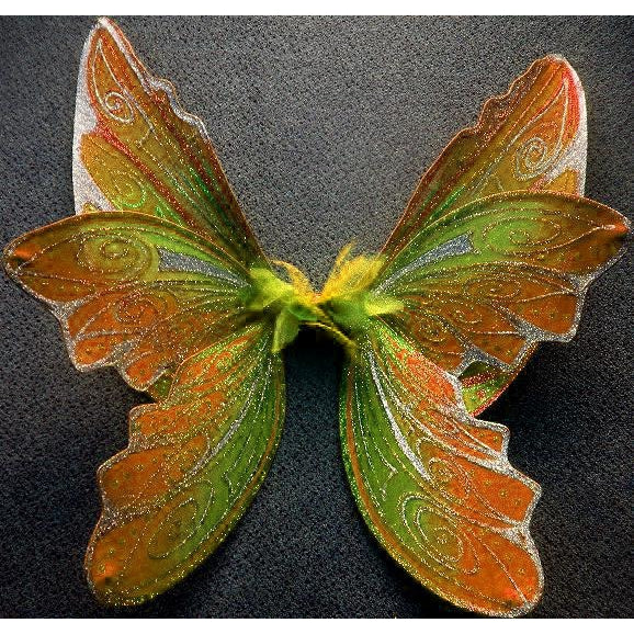 Handmade Adult size Fairy Wings Custom made fairy wing manufacture factory handmade yellow orange green fairy butterfly  wings