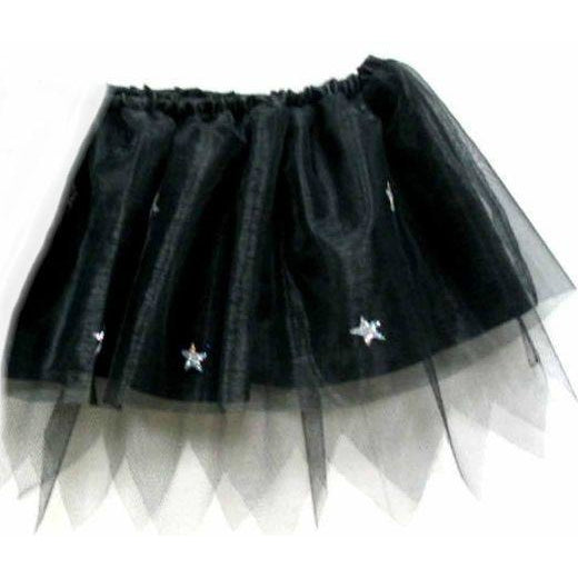 Black Mini witch tutu skirt toddler child halloween