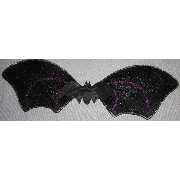 Bat Wings Purple Black Silver Halloween Costume Fancy Dress