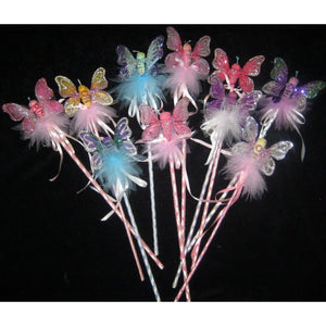 Butterfly wand glitter handmade fairy butterfly wand stick