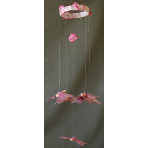 Pink Butterfly Mobile Decoration Hanger