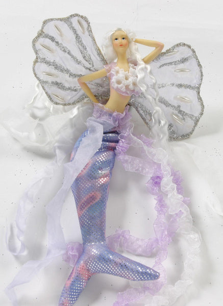 LILAC Mermaid Tail Doll Clam Shell Wing