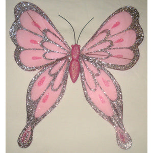 Pink Butterfly  wings decoration Ornament decoration DIY craft project supplies