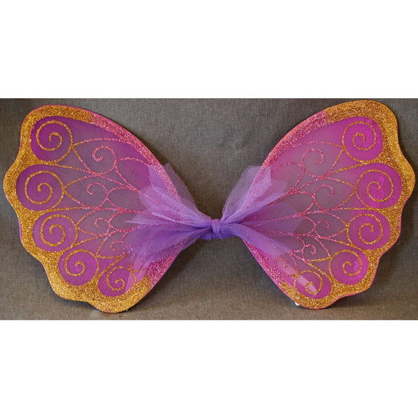 pink gold fairy wings